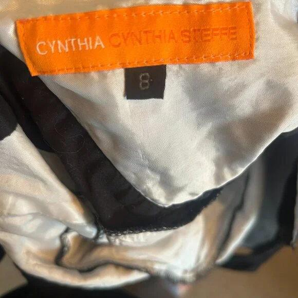 Cynthia Steffe Black Halter Dress Size 6 - Picture 4 of 4